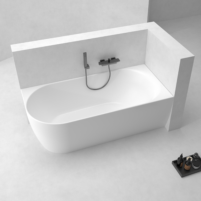 Wholesale Fashion Contemporary Acrylic Back to Corner Bathtub QJ-Y0003