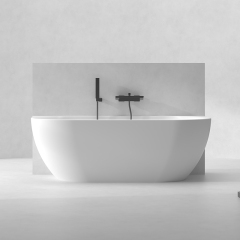 Hot Style Wholesale Acrylic Back to Wall Bathtub QJ-Y006