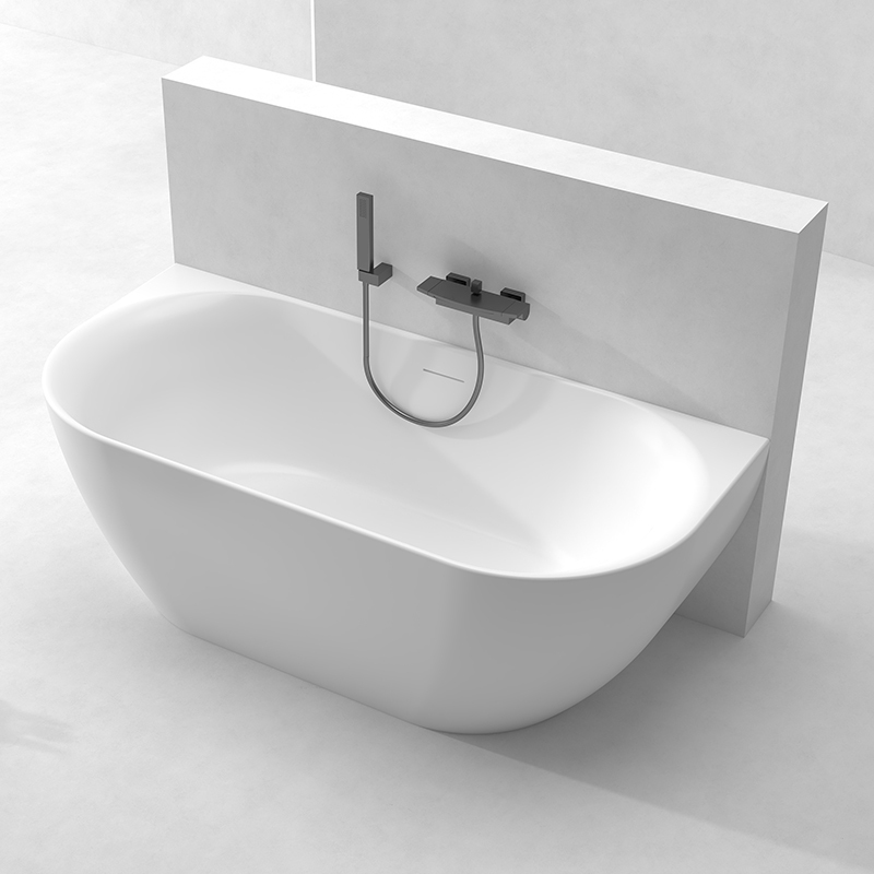 Hot Style Wholesale Acrylic Back to Wall Bathtub QJ-Y006