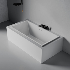 Factory Supply Quality Assurance Retangular Drop In Acrylic Bathtub HY-LJ185