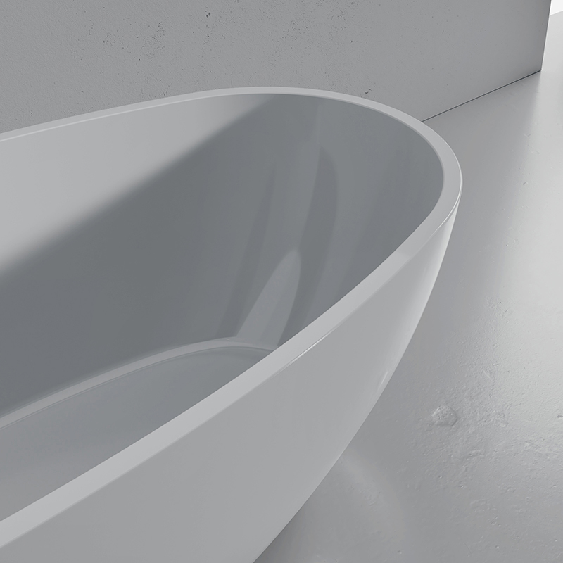 Wholesale Price Classic Oval Acrylic Freestanding Bathtub QJ-Y0127