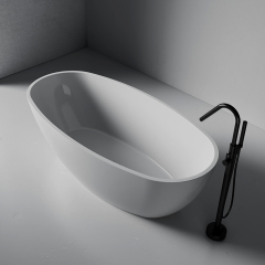 Wholesale Price Classic Oval Acrylic Freestanding Bathtub QJ-Y0127