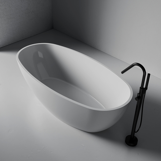 Wholesale Price Classic Oval Acrylic Freestanding Bathtub QJ-Y0127