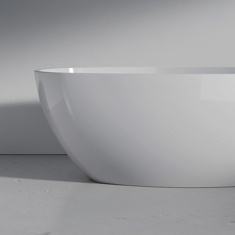 Wholesale Price Classic Oval Acrylic Freestanding Bathtub QJ-Y0127