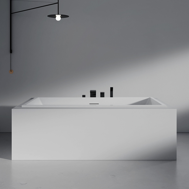 Factory Supply Quality Assurance Retangular Drop In Acrylic Bathtub HY-LJ185