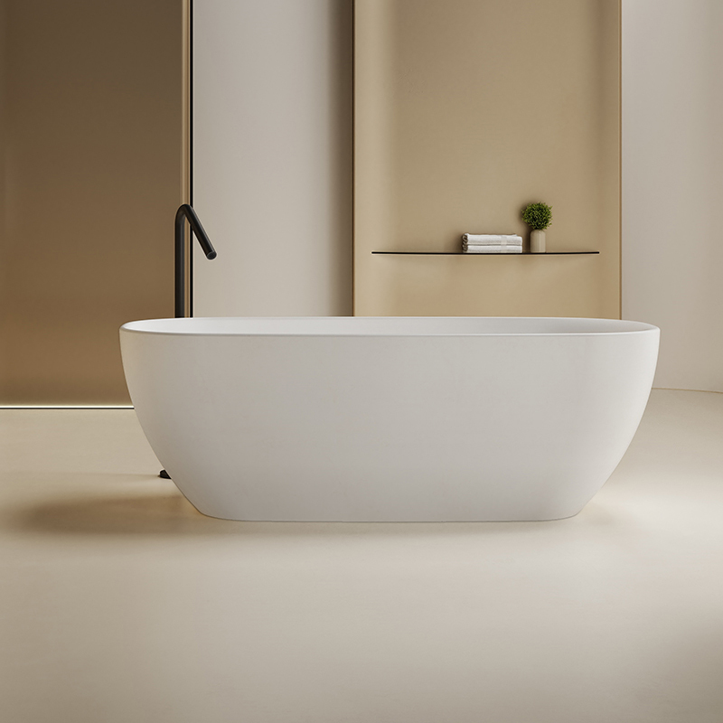Quality Wholesale Unique Design Solid Surface Soaking Bathtub HR-7102