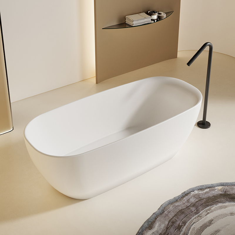 Quality Wholesale Unique Design Solid Surface Soaking Bathtub HR-7102