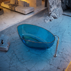 Wholesale Fashion Unique Shape Transparent Resin Bathtub QJ-R0792T