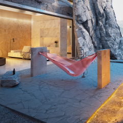 Quality Wholesale Unique Design Transparent Floating Hammock Bathtub HR-8888T