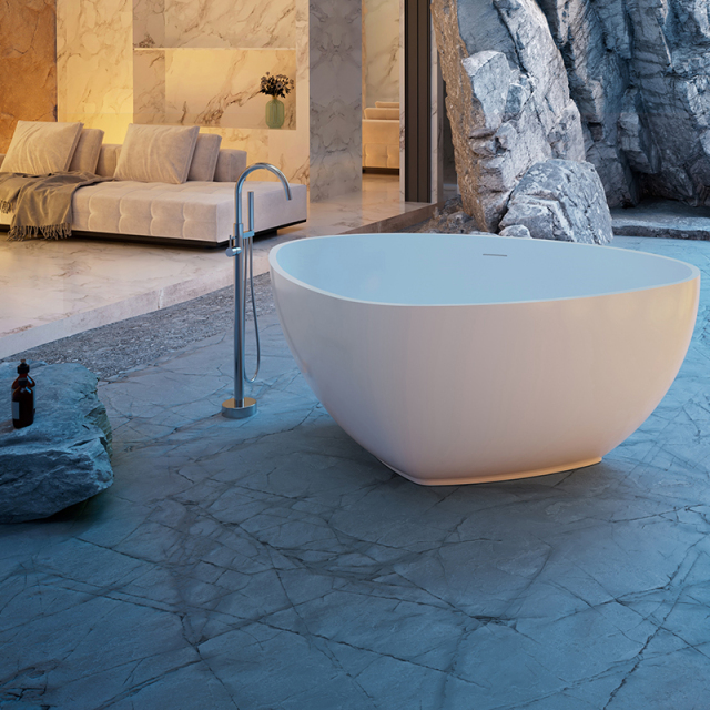 Wholesale High End Quality Freestanding Unique Shape Artificial Stone Bathtub QJ-R0791