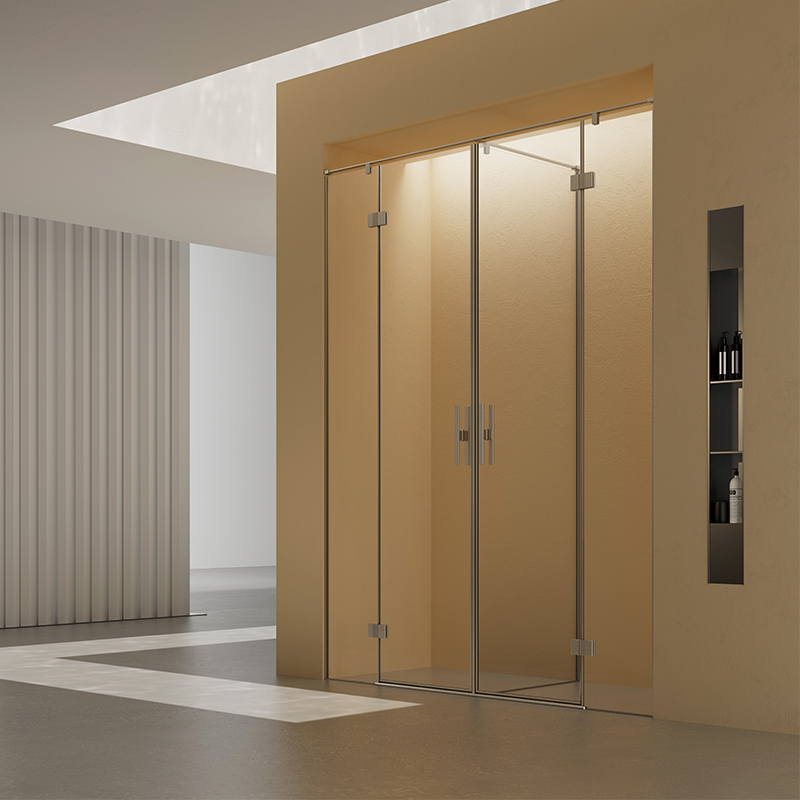Quality Wholesale Unique Design Luxury Double Hinged Shower Doors WBL01-T-52