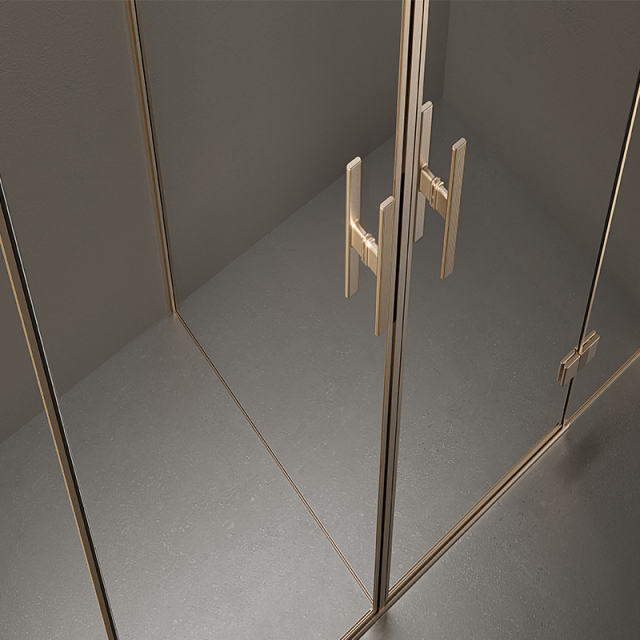 Quality Wholesale Unique Design Luxury Double Hinged Shower Doors WBL01-T-52