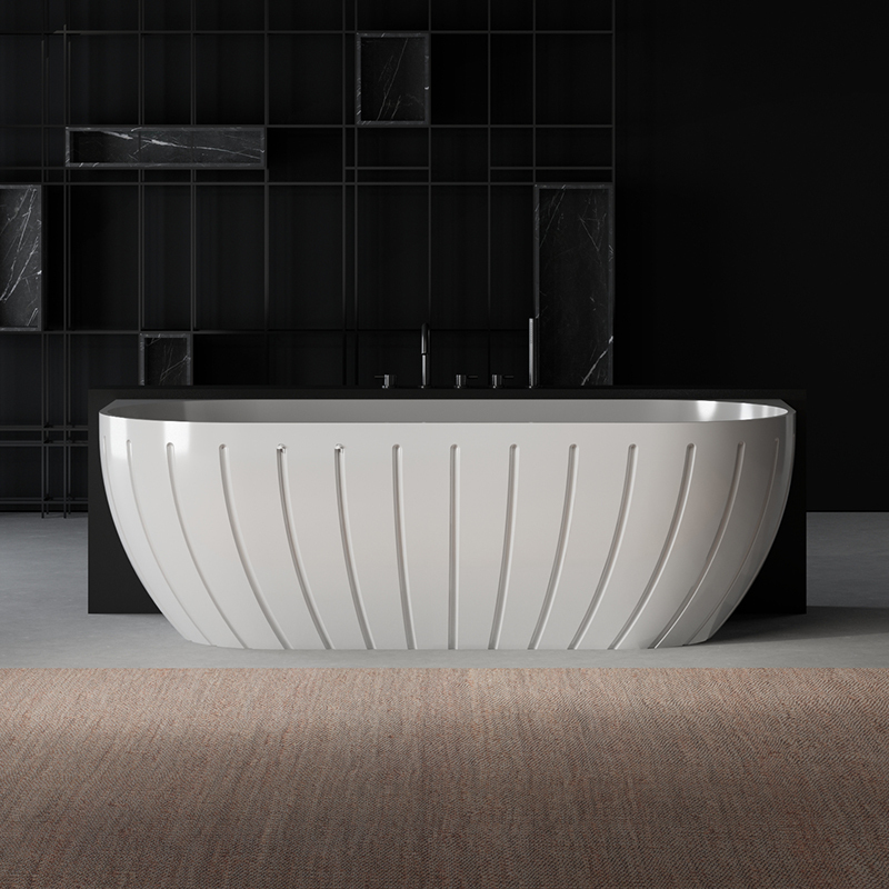 Wholesale Fashion Acrylic Back to Wall Bathtub HY-7006