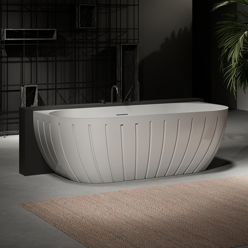 Wholesale Fashion Acrylic Back to Wall Bathtub HY-7006