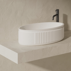 Wholesale Price Solid Surface Above Counter Bathroom Sink QJ-RA0708