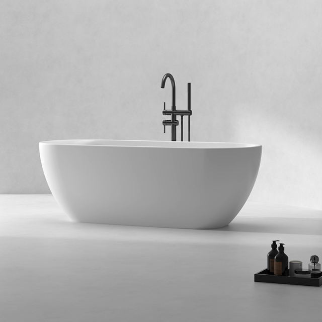 Popular Wholesale Designer Modern Acrylic Freestanding Bathtub QJ-Y0002