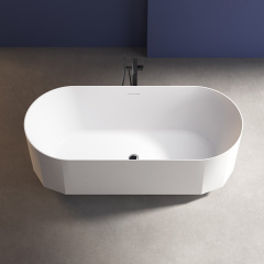Wholesale Fashion Oval Acrylic Freestanding Bathtub QJ-Y0112