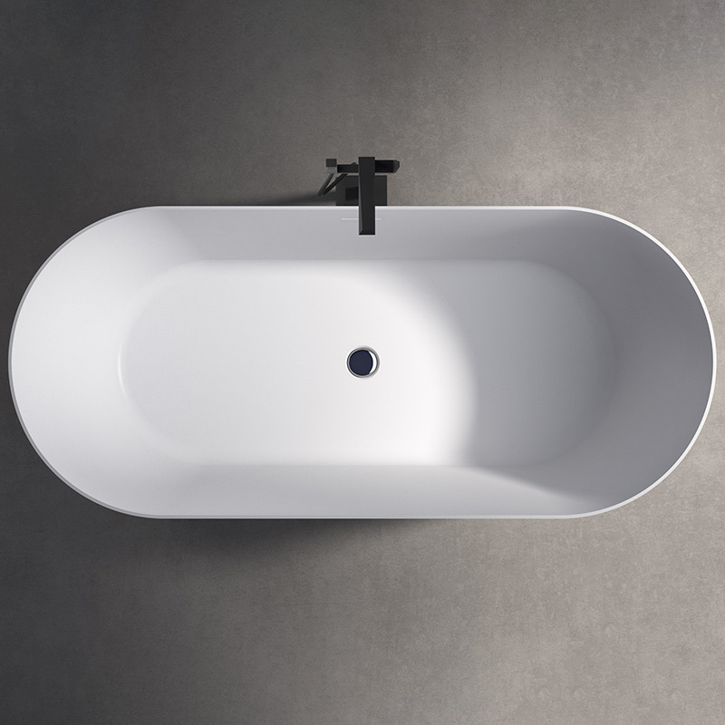 Wholesale Fashion Oval Acrylic Freestanding Bathtub QJ-Y0112