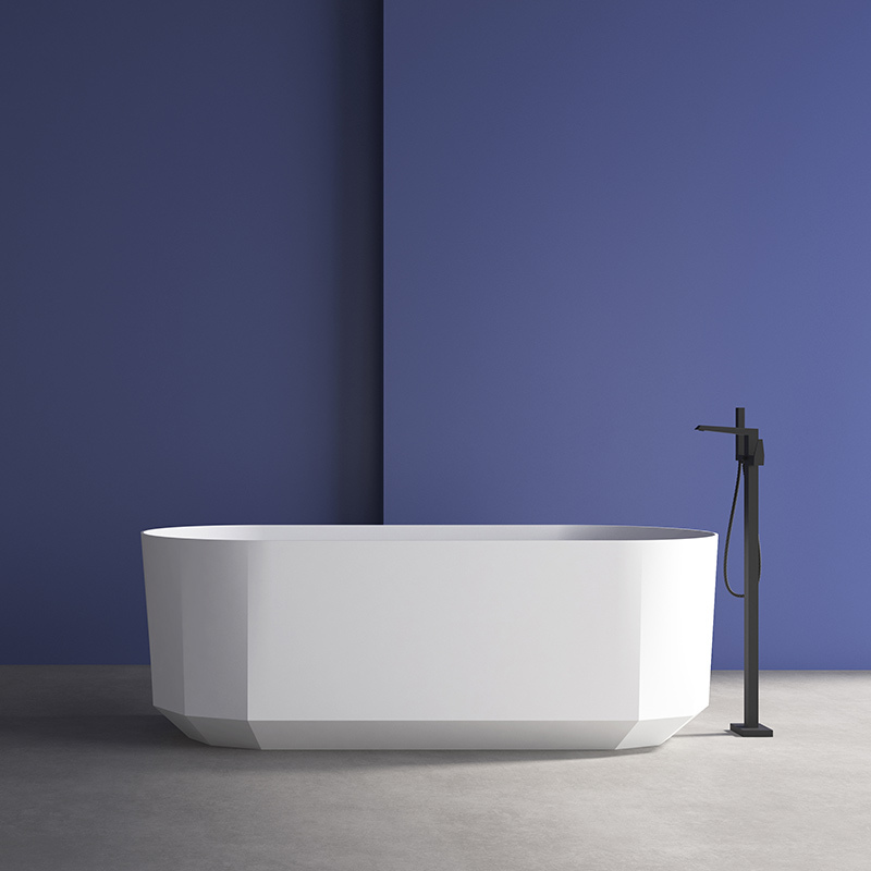 Wholesale Fashion Oval Acrylic Freestanding Bathtub QJ-Y0112