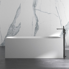 Hot Style Wholesale Striped Freestanding Rectangular Acrylic Bathtub QJ-Y0118