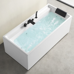 Factory Supply Quality Assurance Soak Heated Massage Bathtub QJ-Y0155M
