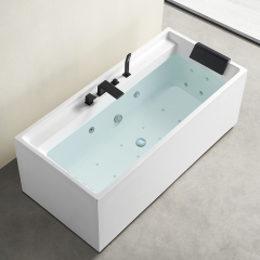 Factory Supply Quality Assurance Soak Heated Massage Bathtub QJ-Y0155M