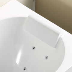Factory Wholesale Freestanding Unique Shape Soak Heated Massage Bathtub QJ-Y0126M