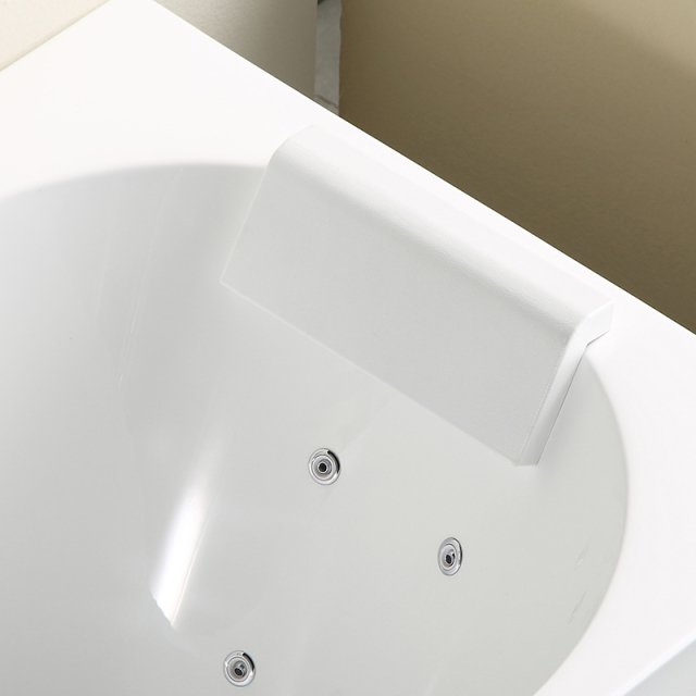 Factory Wholesale Freestanding Unique Shape Soak Heated Massage Bathtub QJ-Y0126M