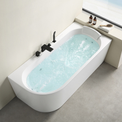 Wholesale High End Quality Corner Soak Heated Massage Bathtub QJ-Y0153M