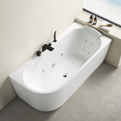 Wholesale High End Quality Corner Soak Heated Massage Bathtub QJ-Y0153M