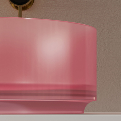 Wholesale Fashion Designer Transparent Above Counter Bathroom Washbasin QJ-RA0001T