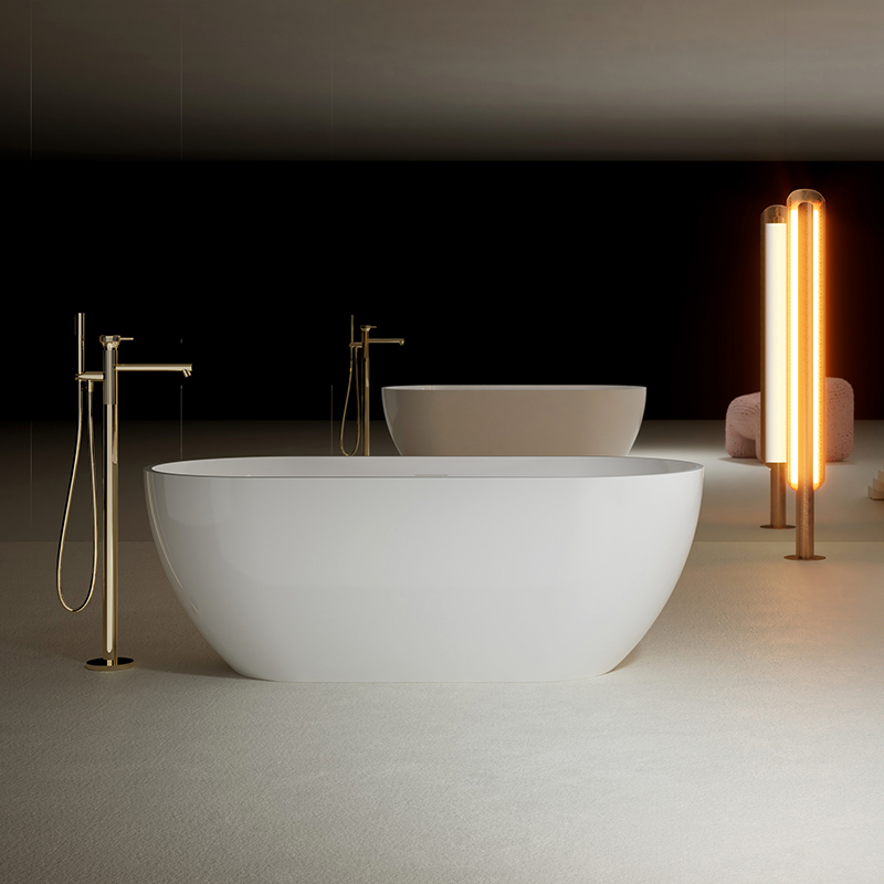Popular Wholesale Designer Modern Acrylic Freestanding Bathtub QJ-Y0122
