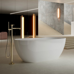 Popular Wholesale Designer Modern Acrylic Freestanding Bathtub QJ-Y0122