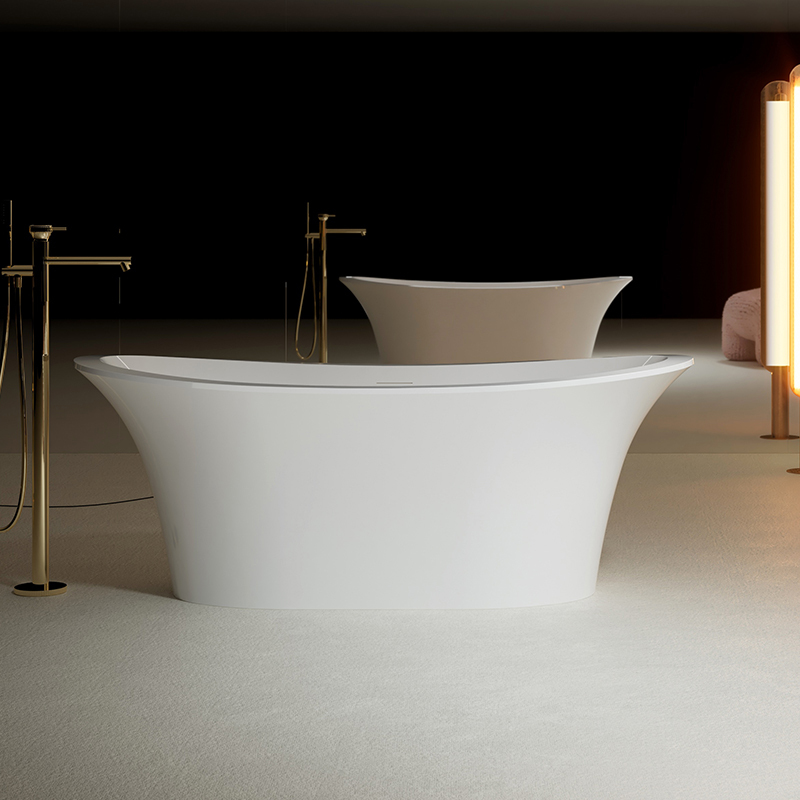 Wholesale High End Quality Modern Acrylic Freestanding Bathtub QJ-Y0129