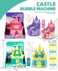 CASTLE BUBBLE MACHINE