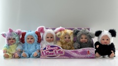 High Quality Vinyl Plush Monchichis Baby Doll 7.5inch