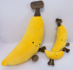 Yellow Banana Plush, Custom Banana Plush Toys with customer's Logo