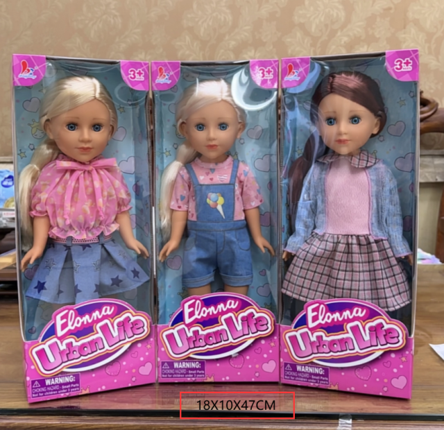 New Fashion Dolls 17 Inch Dolls With Beautiful Clothes Single Packaging Pretend Play for Girls