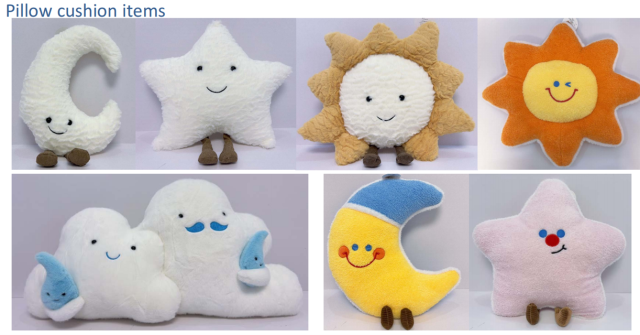 Pillow cushion items plush toy