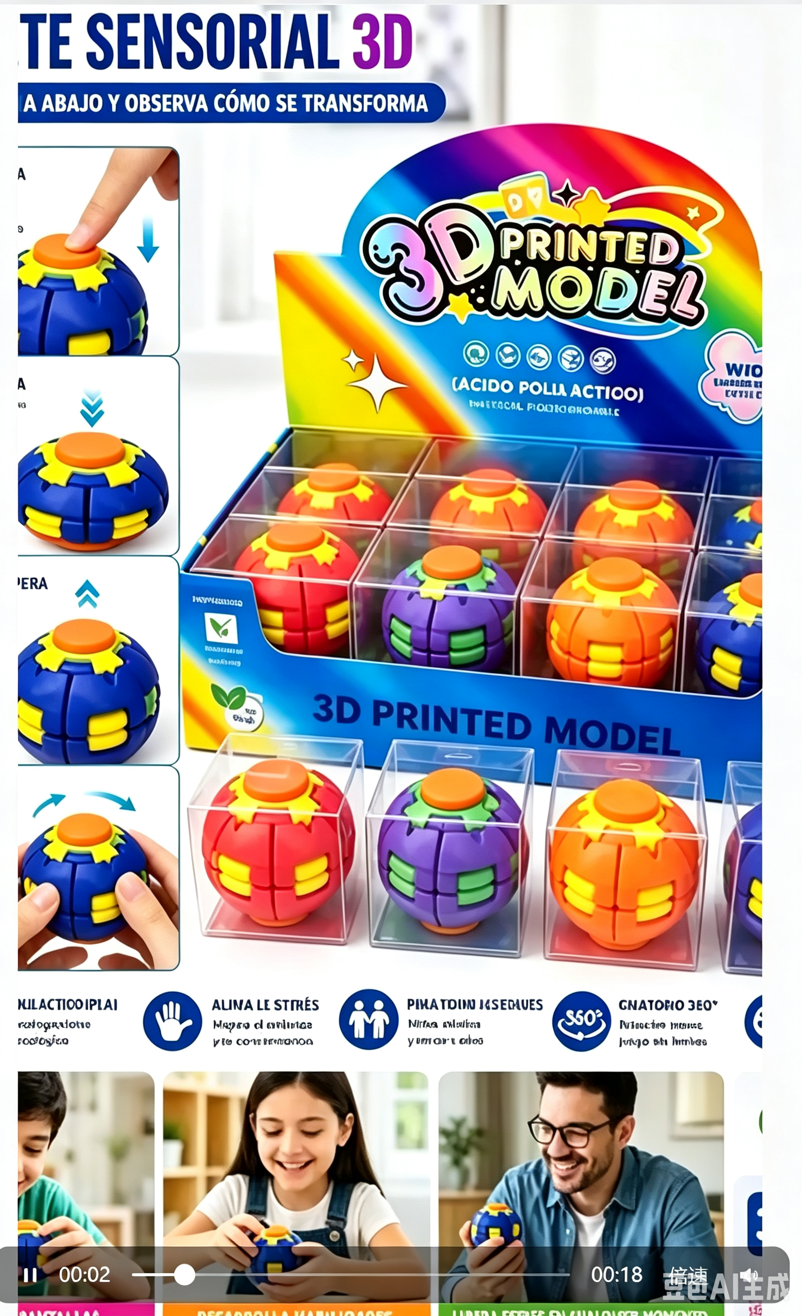 Premium Stress Relief Spinning Ball: The Ultimate Brand Booster for Global Campaigns