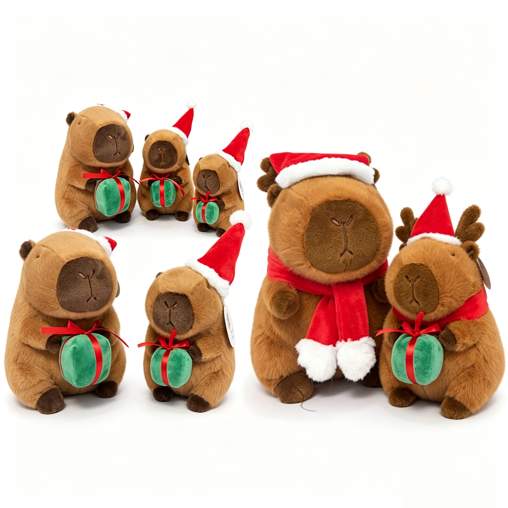 Custom Christmas Plush Characters and Holiday Ornaments