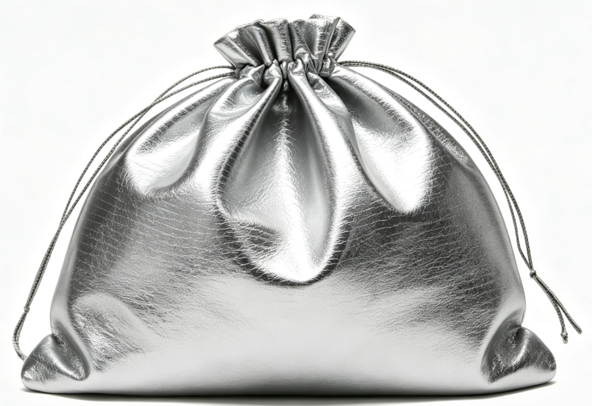 Custom Metallic Gold Drawstring Pouches for Jewelry & Gift Packaging
