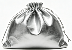 Custom Metallic Gold Drawstring Pouches for Jewelry & Gift Packaging