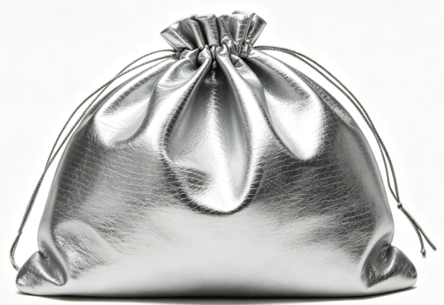 Custom Metallic Gold Drawstring Pouches for Jewelry & Gift Packaging