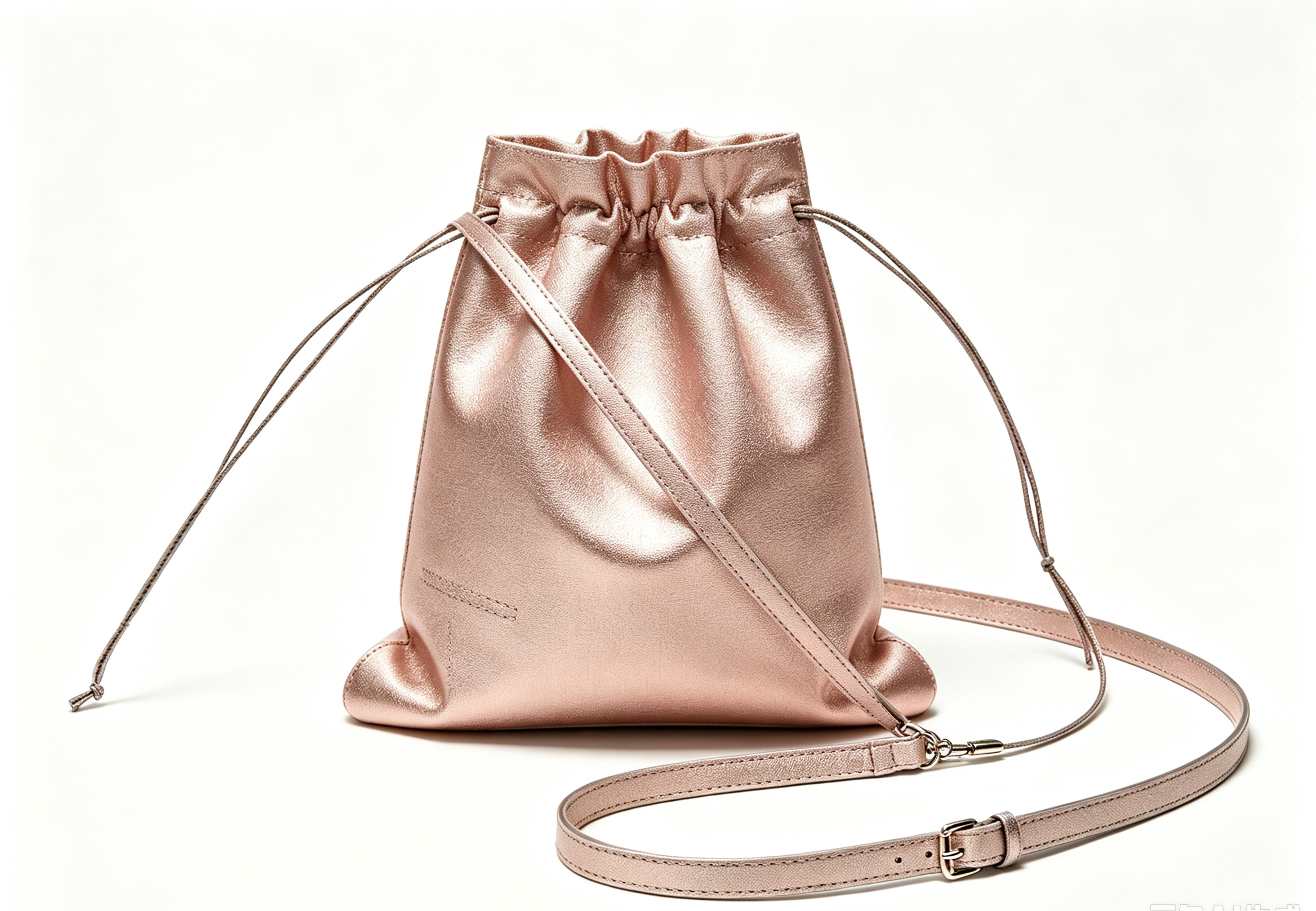 Custom Metallic Gold Drawstring Pouches for Jewelry & Gift Packaging