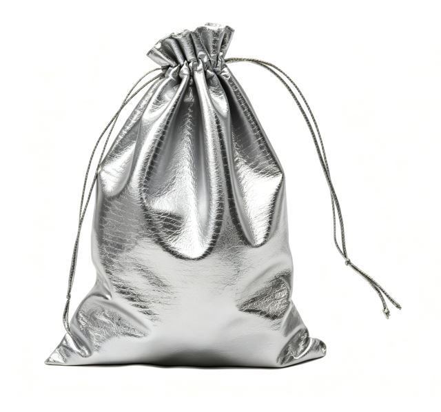 Custom Metallic Gold Drawstring Pouches for Jewelry & Gift Packaging