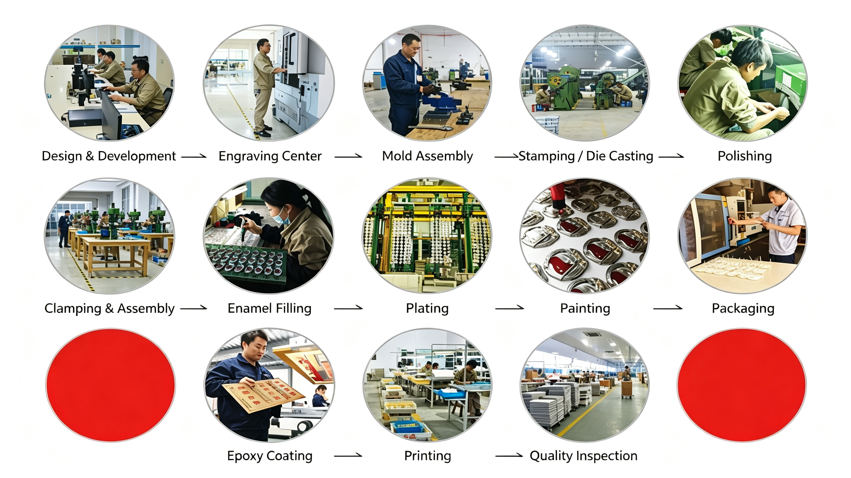 Custom Metal Crafts Manufacturer - Badges & Medals