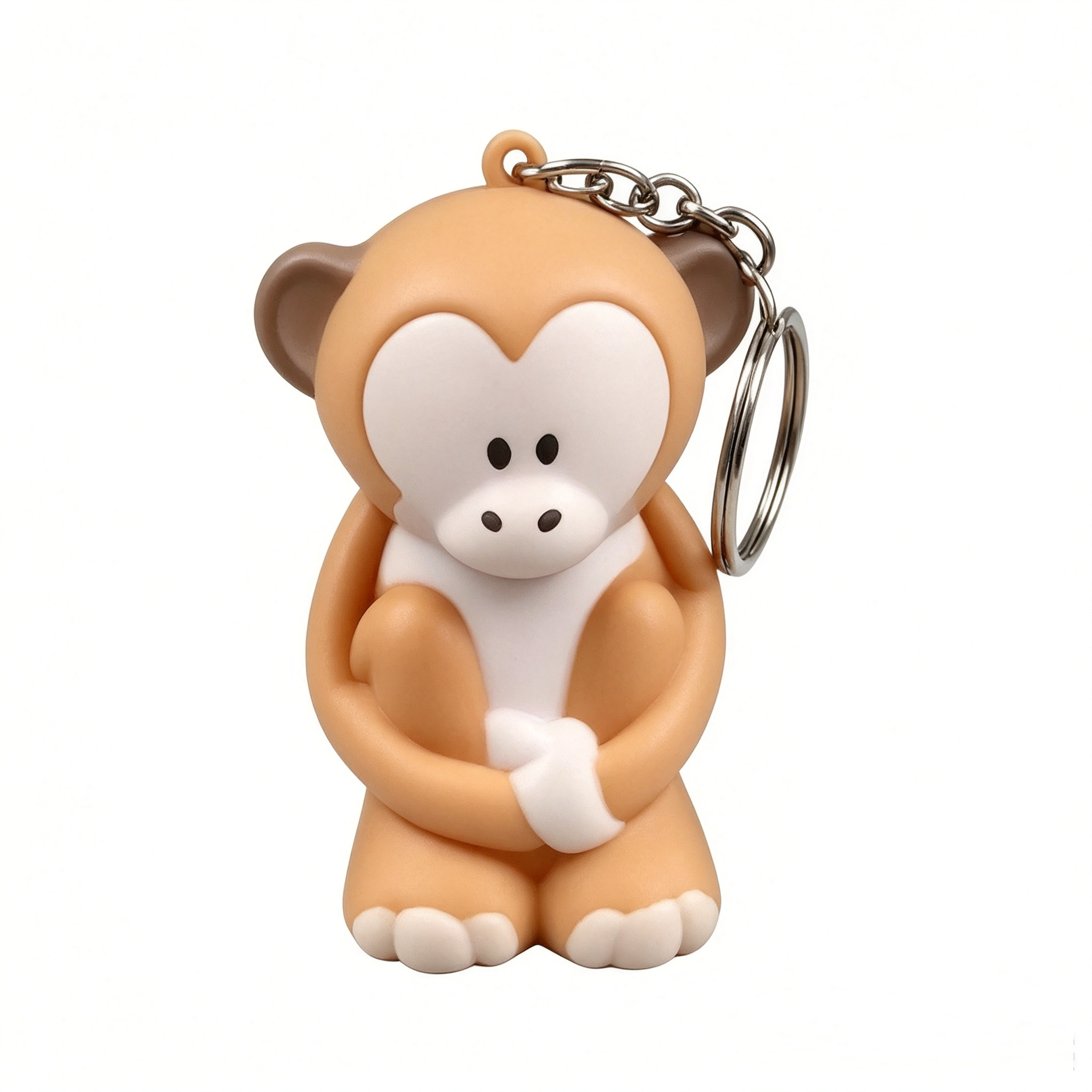 Custom PU Foam Squeeze Toy Keychains for Promotional swag Markets