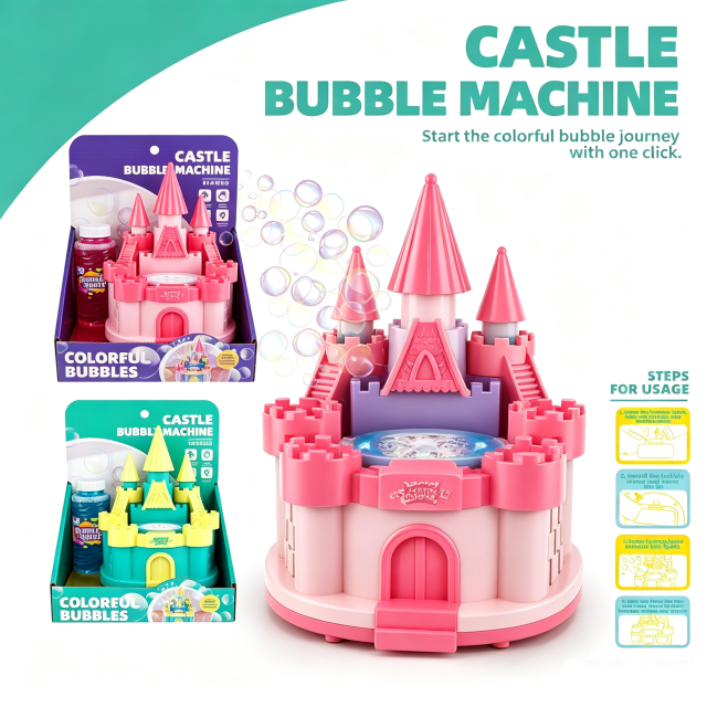 Wholesale Themed Bubble Toys | Castle Bubble Machine & Dinosaur Bubble Camera for Licensing /Wholesale Themed Bubble Toys