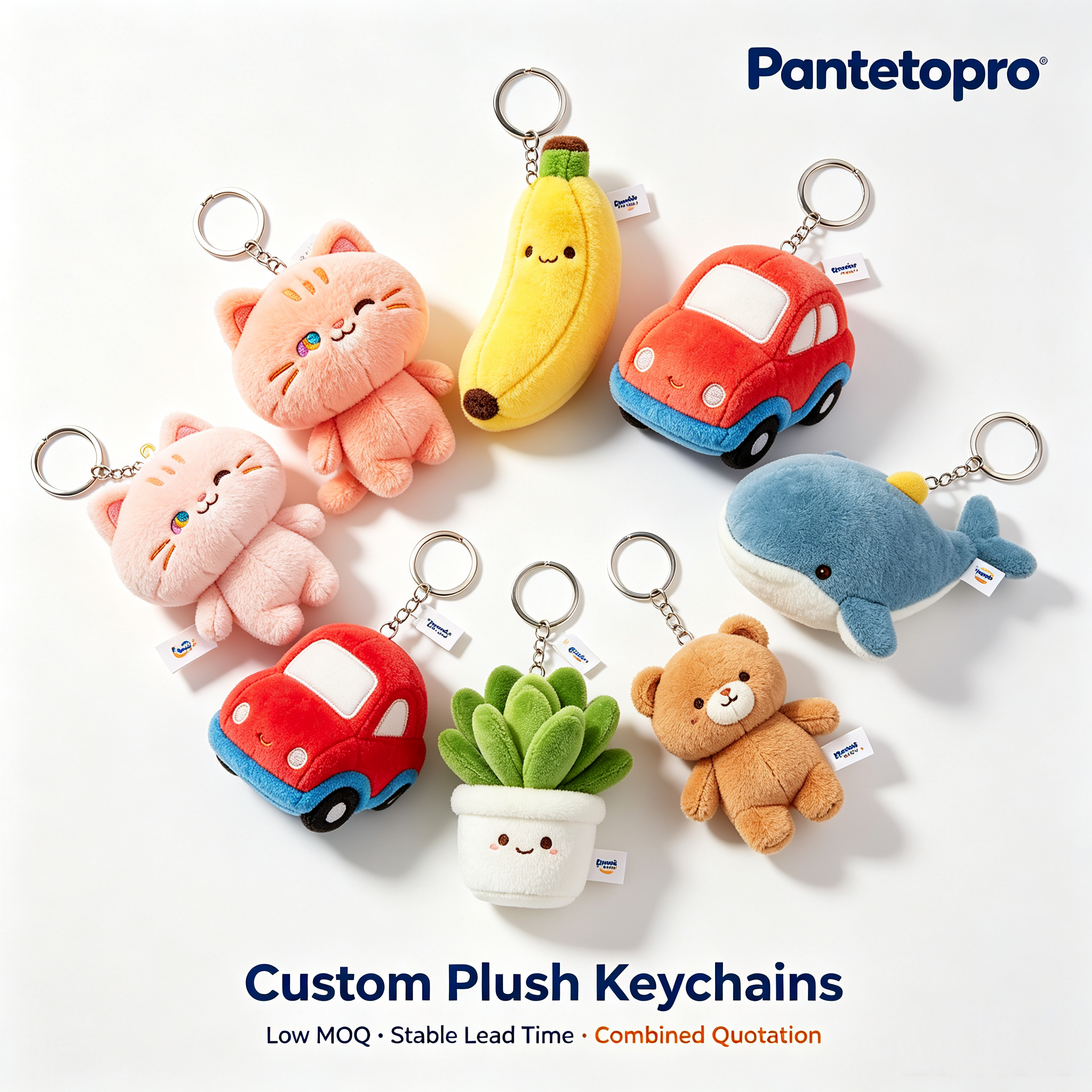 Custom Plush Keychains for Promotional Swag